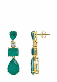 Latelita VALENTINA DROP COLOMBIAN EMERALD - Earrings - green