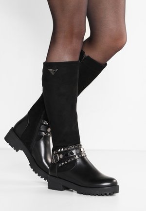 Plateaustiefel - black