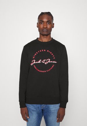 JJSTAMP CREW NECK - Sweatshirt - black