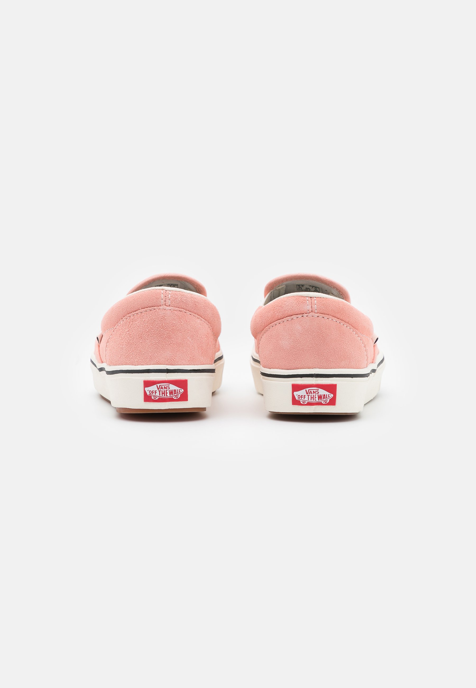 peach vans slip ons