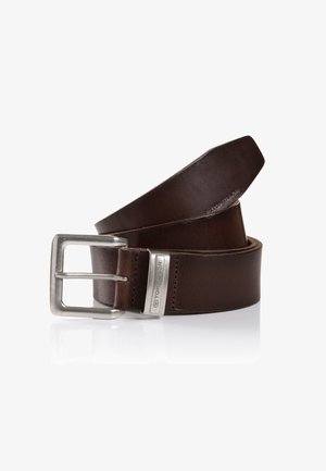 TOM TAILOR TTJACOB - Gürtel - dark brown uni