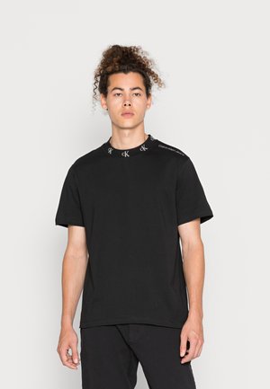 LOGO JACQUARD TEE UNISEX - Print T-shirt - black