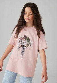smALLSAINTS GRAPHIC CREW  - Trükipildiga T-särk - light pink silva