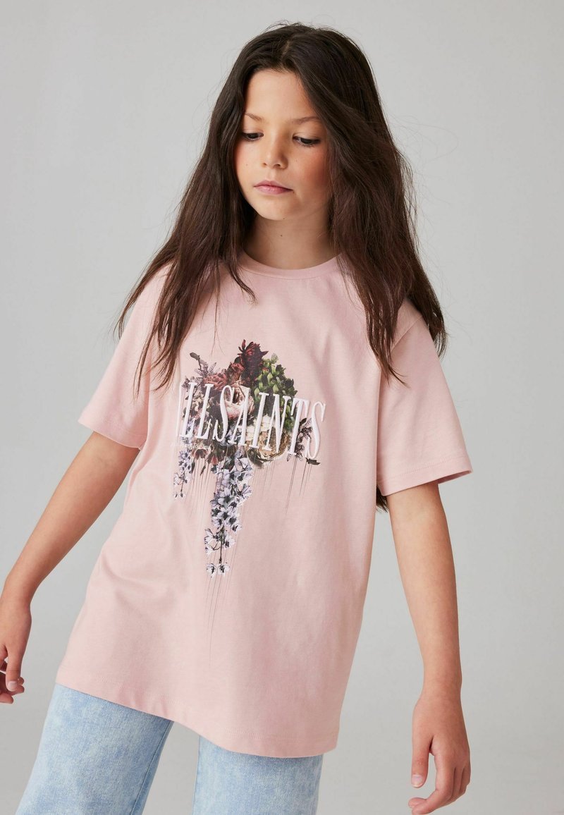 smALLSAINTS GRAPHIC CREW  - Trükipildiga T-särk - light pink silva