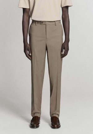 Mango, ADULT - Pantaloni eleganti - light brown
