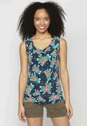 Maglietta Donna Koroshi Girocollo Cotone Flamé Nero | Top Casual Morbido