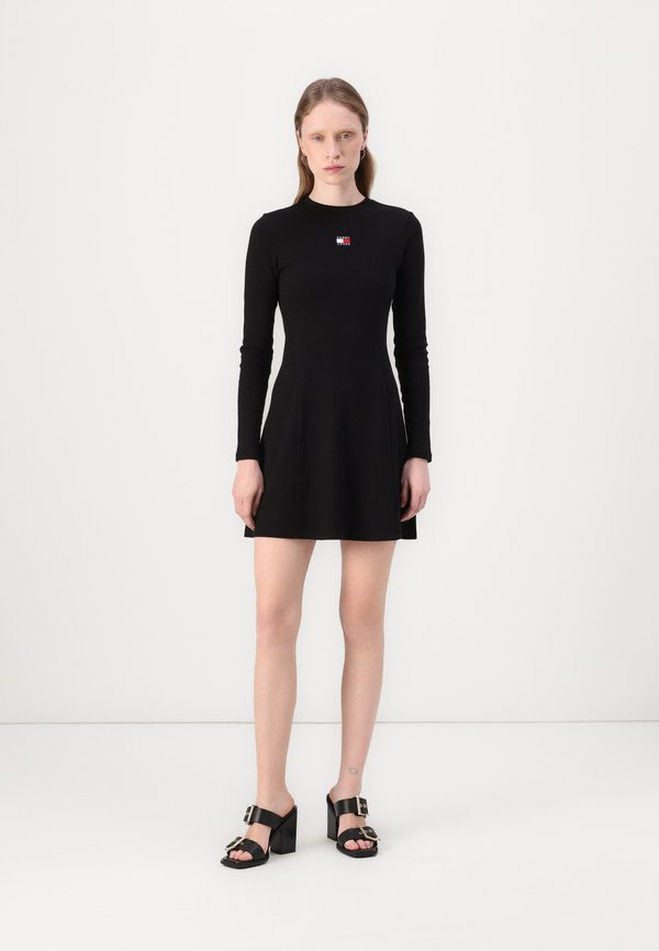 FIT FLARE BADGE DRESS - Jersey dress