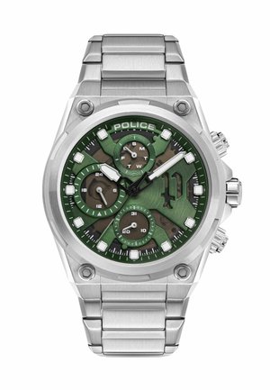 Chronograph - silber/grün