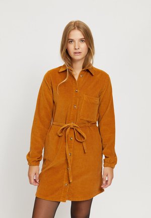 JUNO - Shirt dress - pecan