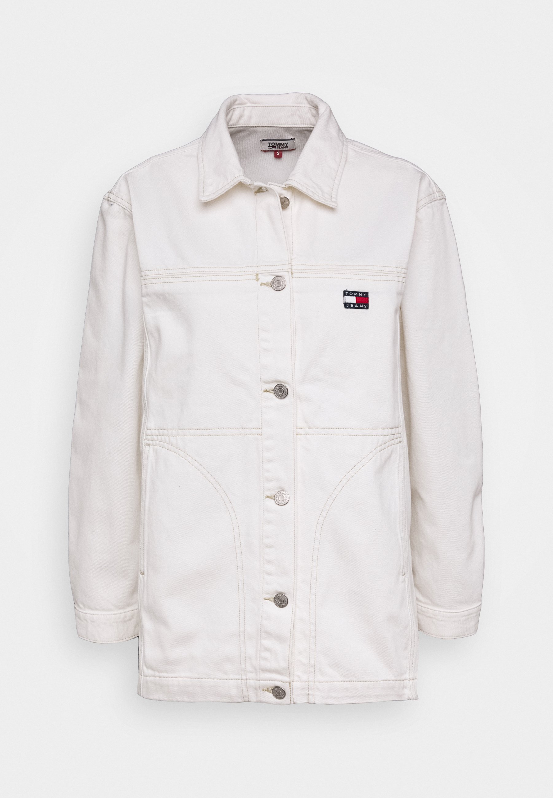 tommy jeans white coat