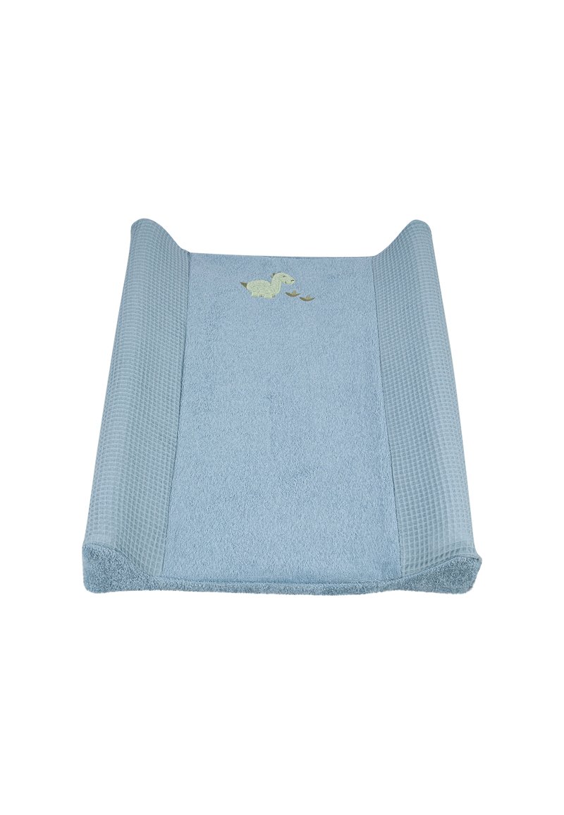 Sterntaler WICKELAUFLAGENBEZUG SCHMAL DINO REXI - Changing mat - dunkelblau meliert