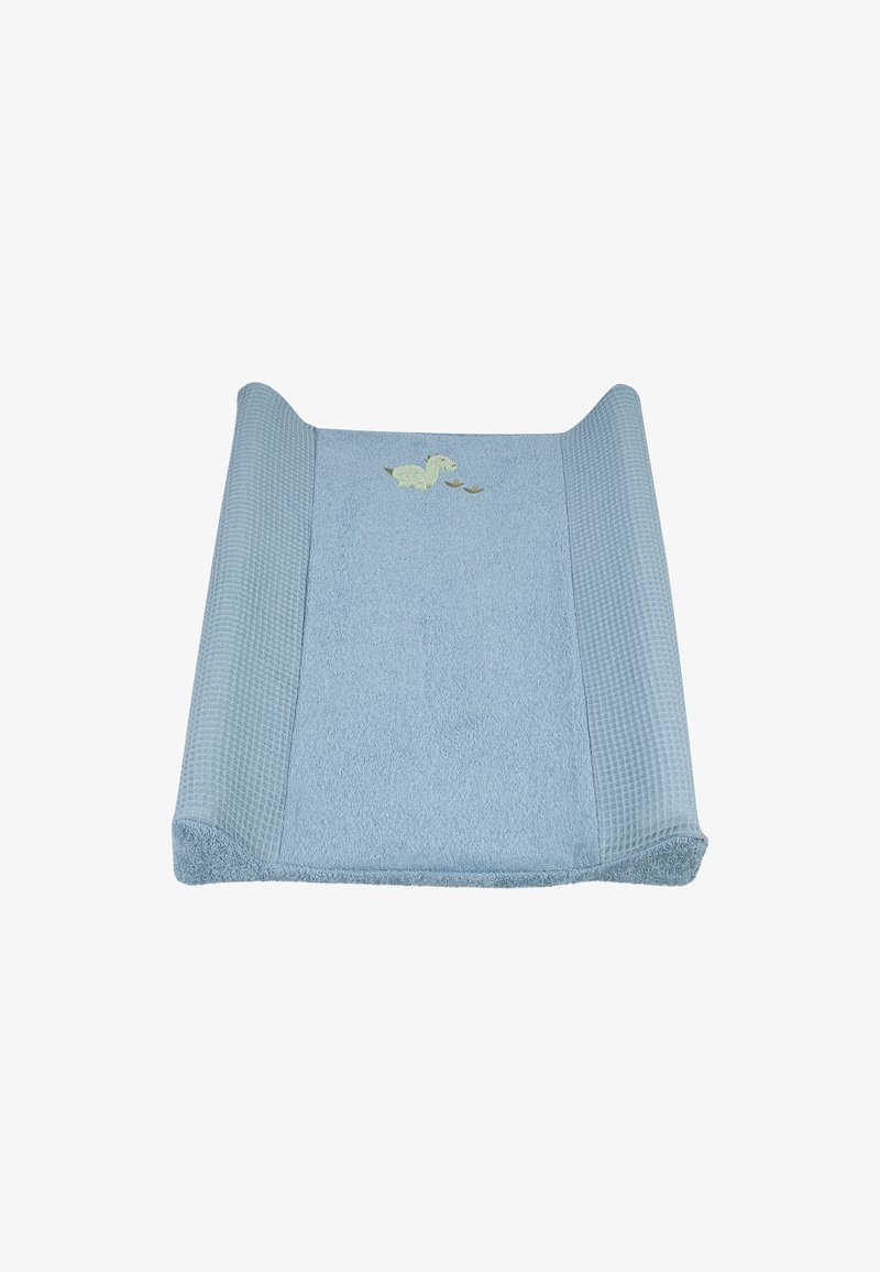 Sterntaler WICKELAUFLAGENBEZUG SCHMAL DINO REXI - Changing mat - dunkelblau meliert