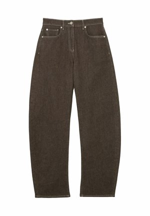Reiss, REGULAR FIT - SABEL BARREL-LEG JEANS . - Wide leg - brown