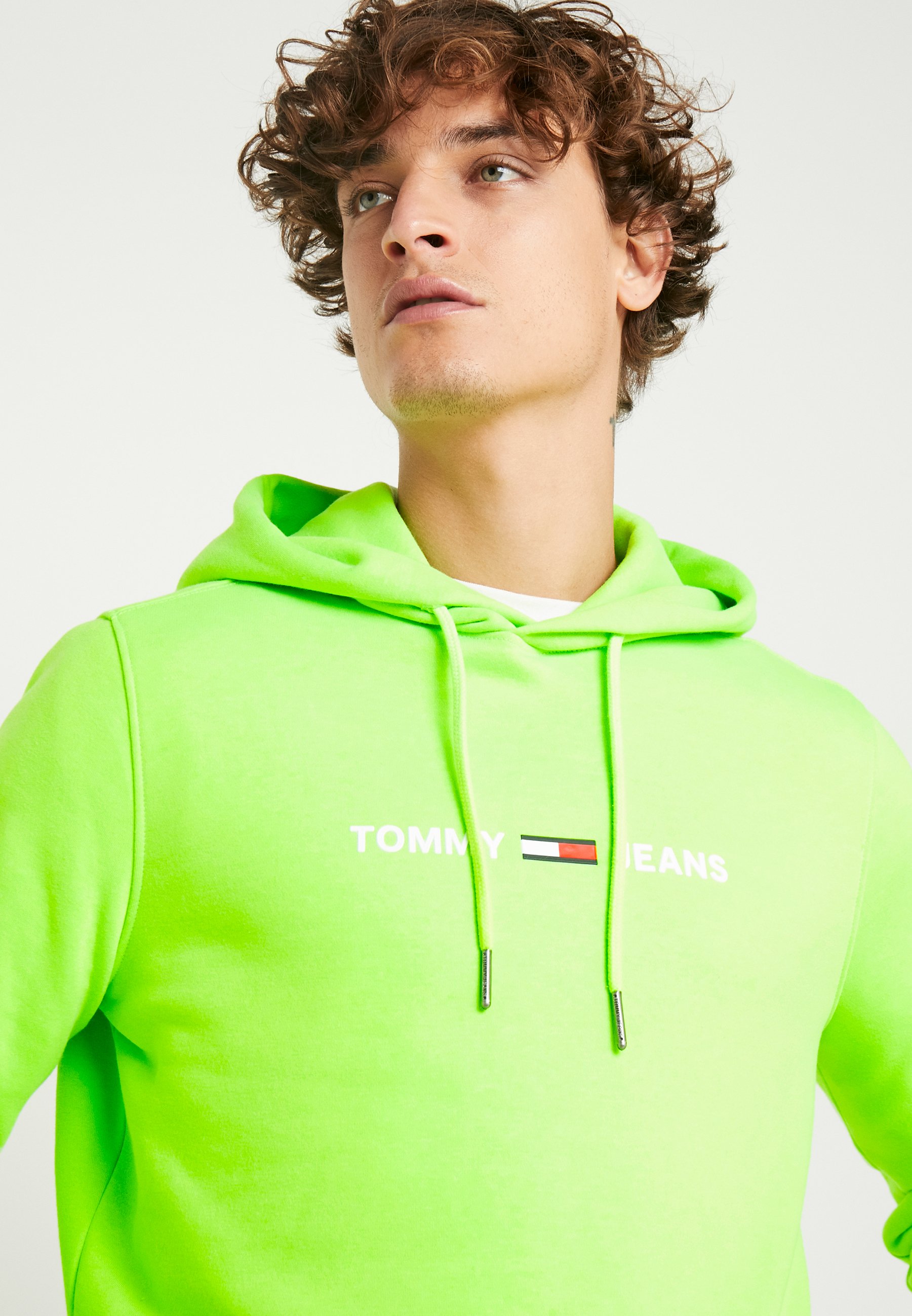 tommy jeans neon hoodie