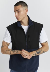 Blend BHSWEAT VEST - Strukirani kaput - dress blues