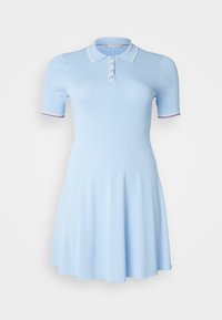STRIPES POLO  - Džersio suknelė - vessel blue