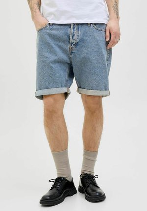 REGULAR FIT - Jeans Shorts - blue denim
