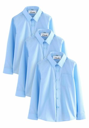 REGULAR FIT - LONG SLEEVE  3 PACK - Hemd - blue
