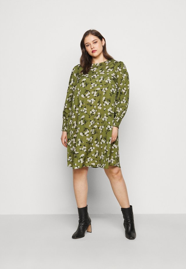 AMELIE FLORAL SMOCK - Hverdagskjoler - green