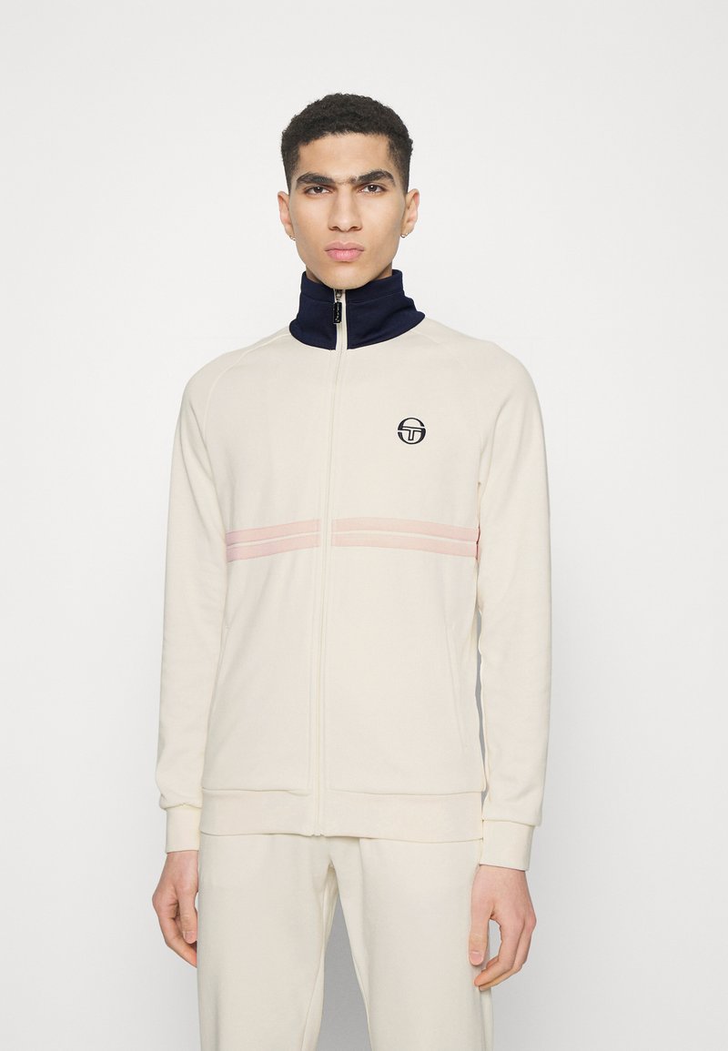 Sergio Tacchini DALLAS TRACK - Jaka ar rāvējslēdzēju - gardenia/maritime blue