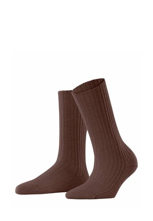 FALKE COSY WOOL BOOT - Sokken - cinnamon