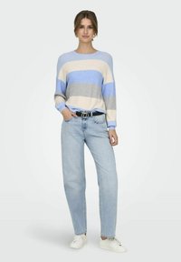 ONLY ONLATIA STRIPE - Pullover - kentucky blue