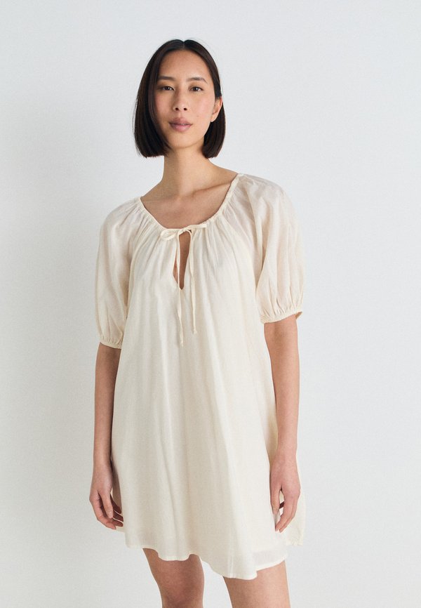 MINI BABYDOLL DRESS - Strandaccessoire - ecru