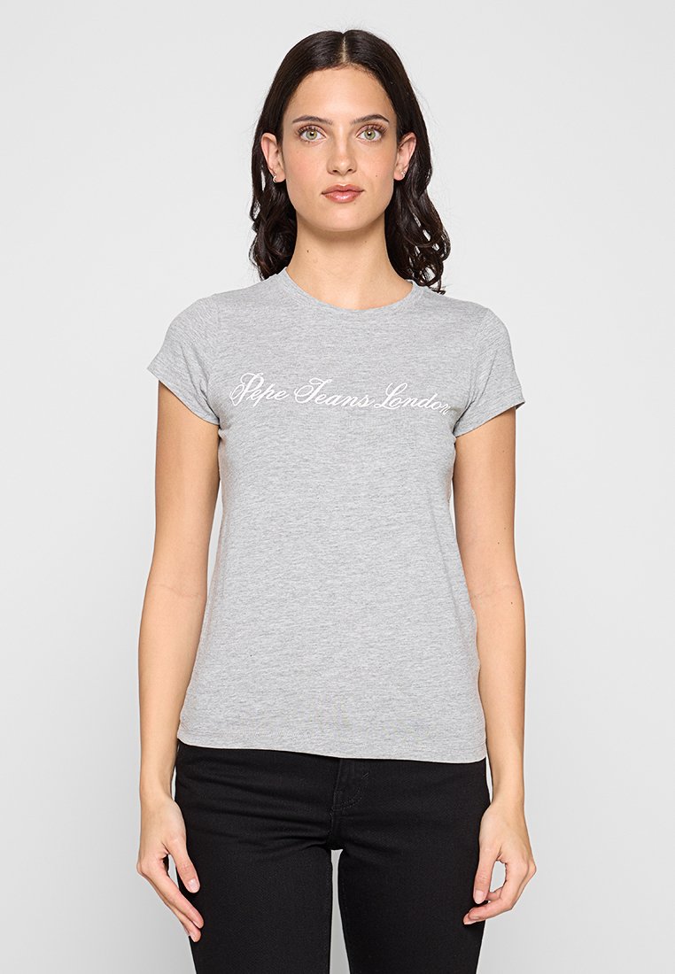 Pepe Jeans T-shirt print grijs Pepe Jeans T-shirt print grijs