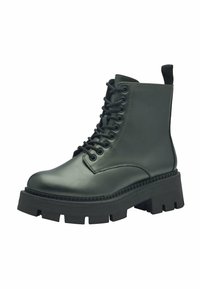 Tamaris Bottines à plateau - green metallic