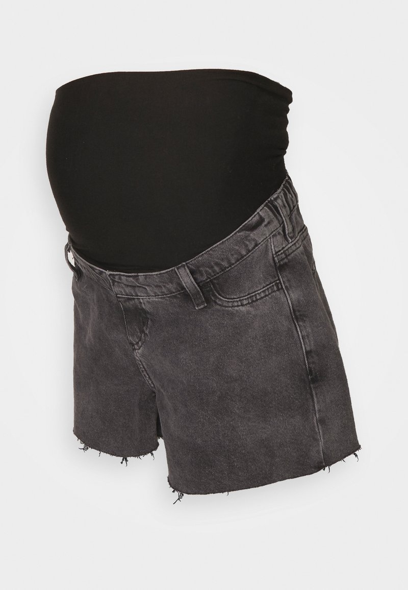 Even&Odd Maternity Τζιν σορτς - black denim
