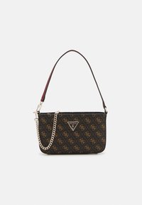 NOELLE MINI TOP ZIP SHOULDER - Käsilaukku - brown