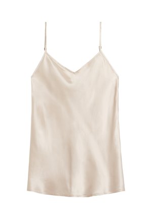 Intimissimi, V-NECK - Camiseta de pijama - mottled beige