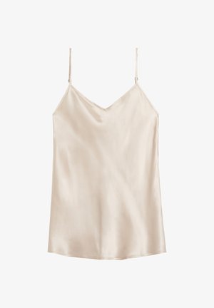 Intimissimi, V-NECK - Camiseta de pijama - mottled beige