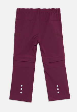 TROLLKIDS, KIDS KJERAG ZIP-OFF PANTS UNISEX - Outdoorbukser - deep ruby