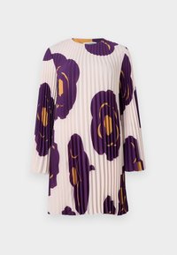 FROSTI TUMMA - Hverdagskjole - light pink/dark violet/brown