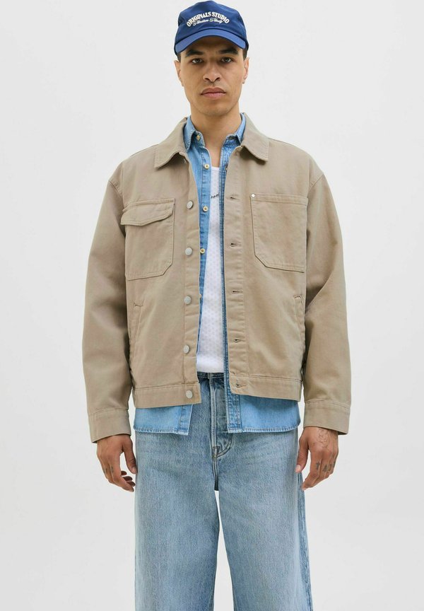 Jeansjacke - silver sage