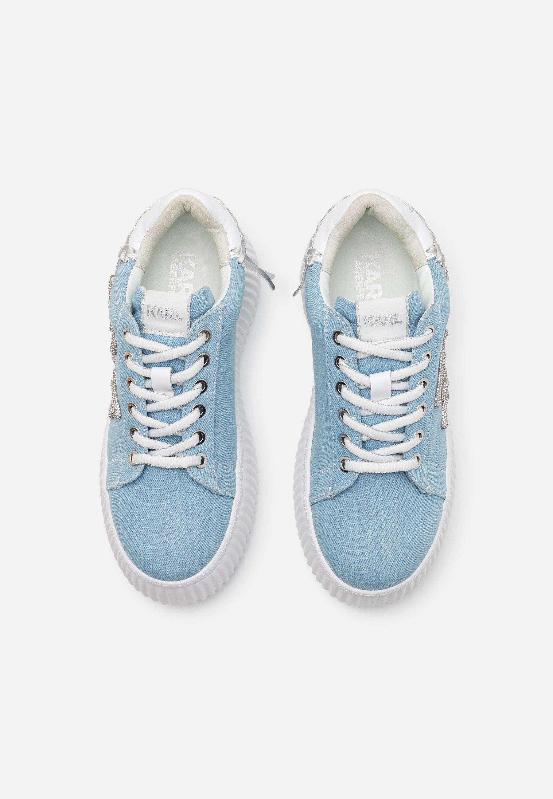 KARL LAGERFELD KREEPER WHIPSTITCH - Sneaker low - light blue denim
