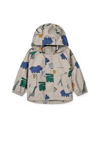 Liewood MANU SET UNISEX - Waterproof jacket - dinosaurs / mist