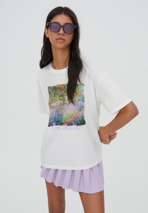 T-shirt con stampa - white