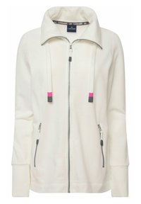 Felpa con zip - white