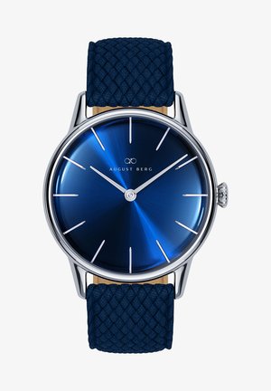 UHR SERENITY DEEP BLUE SILVER BLUE PERLON 32MM - Ure - sunray blue