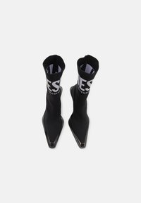 Diesel D-TONA HEEL SOCK - Botas - black