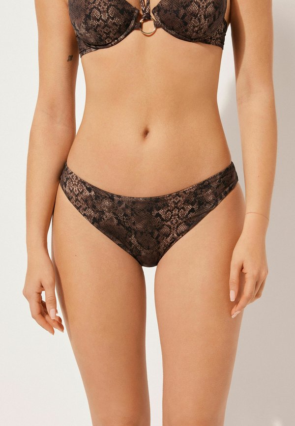 BROWN SNAKE - Bikini-Hose