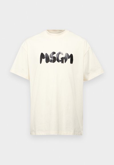 MSGM Tricou cu imprimeu - off white