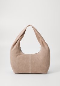 SUEDE LEATHER - Shopping bag - taupe