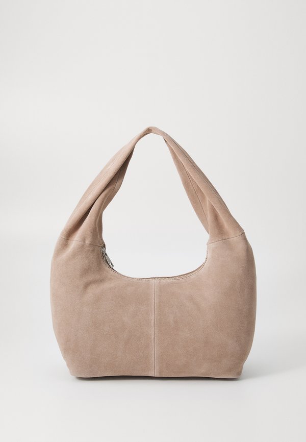 SUEDE LEATHER - Tote bag - taupe