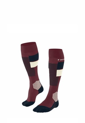 SK4 ADVANCED SKIING - Kniestrümpfe - merlot