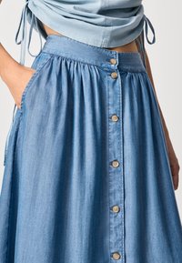Pepe Jeans A-linjainen hame - blue denim