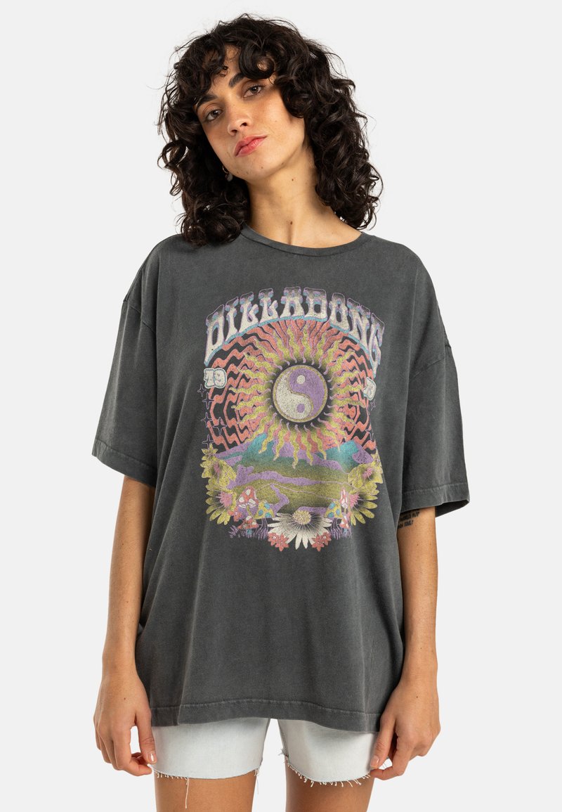 Billabong - CELIO GRANDE  - Print T-shirt - off black, Enlarge