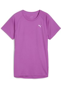 W RUN VELOCITY TEE  - Basic póló - wild berry